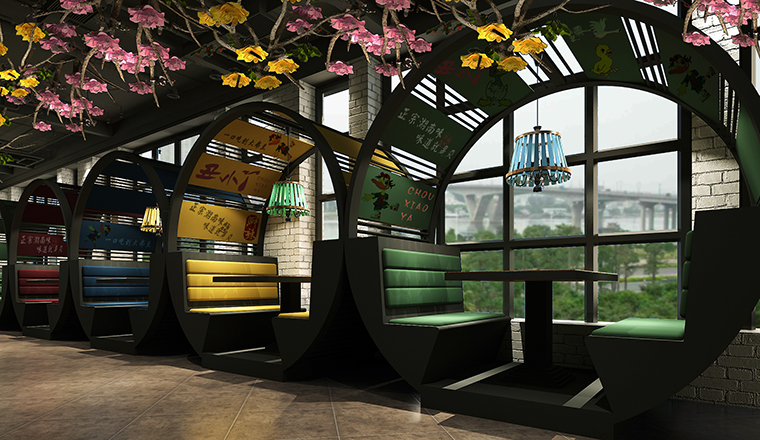 面積小的快餐店如何去設(shè)計(jì)呢？